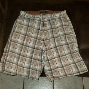 Men's plaid shorts